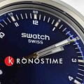 Swatch Swatch Big Bold Irony Standard SB07S102 мужские часы синий циферблат на запястье