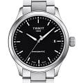 Tissot Tissot Gent XL Swissmatic T116.407.11.051.00 Gent XL T1164071105100 механические мужские часы черный циферблат, браслет нержавеющая сталь — вид спереди