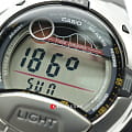 Casio Casio Collection W-753-1A, illuminator япония мужские часы на браслете пластик боковой вид