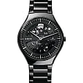 Rado Rado Rado True Thinline R27971152 Automatic R27971152 механические мужские часы черный циферблат, браслет высокотехнологичная керамика — вид спереди
