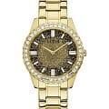 Guess  Guess Dress Steel GW0405L2  GW0405L2 кварцевые женские часы черный циферблат, браслет нержавеющая сталь — вид спереди