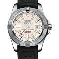 Breitling Breitling Avenger II GMT A32390111G1S1  A32390111G1S1 механические мужские часы серебристый циферблат, браслет каучук — вид спереди