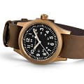 Hamilton Hamilton Khaki Field Mechanical Bronze H69459530, khaki field швейцария мужские часы на браслете кожаный боковой вид