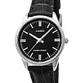 Casio Casio LTP-V005L-1A  LTP-V005L-1A кварцевые женские часы черный циферблат, браслет кожаный — вид спереди