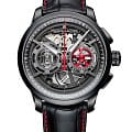 Maurice Lacroix Maurice Lacroix Masterpiece MP6028-PVB01-001-1  MP6028-PVB01-001-1 механические мужские часы цветной циферблат, браслет кожаный — вид спереди