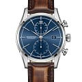 Hamilton Hamilton American Classic H32416541  H32416541 механические мужские часы синий циферблат, браслет кожаный — вид спереди