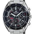 Casio Casio Edifice EFR-570DB-1A EFR EFR-570DB-1A кварцевые мужские часы черный циферблат, браслет нержавеющая сталь — вид спереди