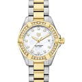 TAG Heuer TAG Heuer Aquaracer WBD1423.BB0321  WBD1423.BB0321 кварцевые женские часы перламутровый циферблат, браслет сталь + золото — вид спереди