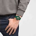 Swatch Swatch Big Bold Biosourced Lacquered SB05G104 кварцевые мужские часы часы крупный план зеленый циферблата