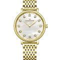 Jacques Philippe Jacques Philippe Vitalicus JPQLS752384  JPQLS752384 кварцевые женские часы перламутровый циферблат, браслет нержавеющая сталь с ip-покрытием — вид спереди