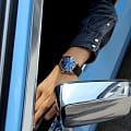 Mido Mido Belluna Sunray M024.630.36.041.00 механические мужские часы часы крупный план синий циферблата