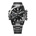Casio Casio Edifice ECB-2000DC-1ADF (ECB-2000DC-1A) кварцевые мужские часы часы крупный план серый циферблата