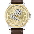 Kenneth Cole Kenneth Cole Automatic KCWGE2217004  KCWGE2217004 механические мужские часы золотой циферблат, браслет кожаный — вид спереди