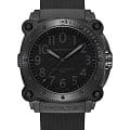 Hamilton Hamilton Khaki Navy BeLOWZERO Auto Titanium H78505330  H78505330 механические мужские часы черный циферблат, браслет каучук — вид спереди