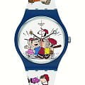 Swatch Swatch New Gent Biosourced SO29Z107  SO29Z107 кварцевые женские часы белый циферблат, браслет силикон — вид спереди