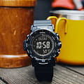 Casio Casio Pro Trek PRW-35Y-1BDR (PRW-35Y-1BER) япония наручные мужские часы заводная головка с логотипом Casio