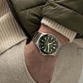 Hamilton Hamilton Khaki Navy Scuba Automatic H82525160 мужские часы зеленый циферблат на запястье