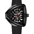 Hamilton Hamilton Ventura Elvis80  Skeleton Auto H24535332  H24535332 механические мужские часы черный циферблат, браслет каучук — вид спереди