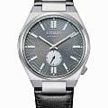 Citizen Citizen Automatic NK5010-01H  NK5010-01H механические мужские часы  черный циферблат, браслет кожаный — вид спереди