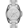 Michael Kors Michael Kors Bradshaw MK6486  MK6486 кварцевые женские часы серебристый циферблат, браслет нержавеющая сталь — вид спереди