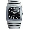 Rado Rado Sintra R13598152  R13598152 кварцевые мужские часы черный циферблат, браслет керамика — вид спереди