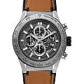 TAG Heuer TAG Heuer Carrera CAR2A8A.FT6072  CAR2A8A.FT6072 механические мужские часы серебристый циферблат, браслет кожаный — вид спереди