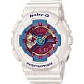 Casio Casio Baby-G BA-112-7A  BA-112-7A кварцевые женские часы красный циферблат, браслет пластик — вид спереди