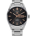 TAG Heuer TAG Heuer Carrera WAR201C.BA0723  WAR201C.BA0723 механические мужские часы черный циферблат, браслет нержавеющая сталь — вид спереди