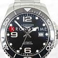 Longines Longines HydroConquest L3.782.4.56.6 мужские часы черный циферблат на запястье