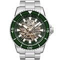 Earnshaw Earnshaw Wallis ES-8227-44  ES-8227-44 механические мужские часы зеленый циферблат, браслет нержавеющая сталь — вид спереди