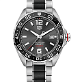 TAG Heuer TAG Heuer Formula 1 WAZ2011.BA0843  WAZ2011.BA0843 механические мужские часы черный циферблат, браслет нержавеющая сталь — вид спереди