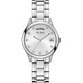 Guess Guess Dress Steel GW0385L1  GW0385L1 кварцевые женские часы серебристый циферблат, браслет нержавеющая сталь — вид спереди