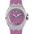 Philipp Plein Philipp Plein Extreme Lady PWJAA0222  PWJAA0222 кварцевые женские часы розовый циферблат, браслет силикон — вид спереди