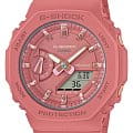 Casio Casio G-Shock GMA-S2100-4A2DR (GMA-S2100-4A2)  GMA-S2100-4A2 электронные женские часы розовый циферблат, браслет пластик — вид спереди