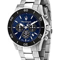 Maserati Maserati Competizione Chronograph R8873600009  R8873600009 кварцевые мужские часы синий циферблат, браслет нержавеющая сталь — вид спереди