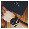 Armani Exchange Armani Exchange Fitz  AX7102,  италия мужские часы на браслете сталь с ip покрытием боковой вид