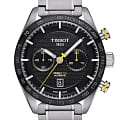 Tissot Tissot PRS 516 Automatic Chronograph T100.427.11.051.00 PRS 516 T1004271105100 механические мужские часы черный циферблат, браслет нержавеющая сталь — вид спереди