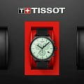 Tissot Tissot Chrono XL T116.617.37.091.00 кварцевые мужские часы часы, крупный план зеленый циферблат