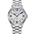 Hamilton Hamilton Khaki Aviation Air Race Auto H76225151  H76225151 механические мужские часы белый циферблат, браслет нержавеющая сталь — вид спереди