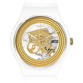 Swatch Swatch New Gent Biosourced Lacquered SO29W107 кварцевые мужские часы часы крупный план золотой циферблата