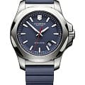 Victorinox Victorinox I.N.O.X. 241688.1  241688.1 кварцевые мужские часы синий циферблат, браслет каучук — вид спереди