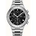 Certina Certina DS Sport 7 Chronograph - C043.417.22.051.00  C0434172205100 кварцевые мужские часы черный циферблат, браслет титановый — вид спереди