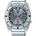 Seiko Seiko 5 Sports SRPL03K1  SRPL03K1 механические мужские часы серый циферблат, браслет нержавеющая сталь — вид спереди