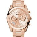 Fossil Fossil Boyfriend Chronograph ES3885   ES3885  кварцевые женские часы золотой циферблат, браслет нержавеющая сталь — вид спереди
