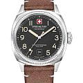 Swiss Military Hanowa Swiss Military Hanowa Condor SMWGB0003701  SMWGB0003701 кварцевые мужские часы  черный циферблат, браслет кожаный — вид спереди