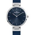 Jacques Lemans Jacques Lemans  Classic 1-2110G  1-2110G кварцевые женские часы синий циферблат, браслет нержавеющая сталь — вид спереди