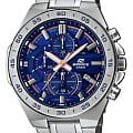 Casio Casio Edifice EFR-564D-2A EFR EFR-564D-2A кварцевые мужские часы синий циферблат, браслет нержавеющая сталь — вид спереди