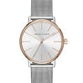 Armani Exchange Armani Exchange Drexler  AX5537  AX5537 кварцевые женские часы серебристый циферблат, браслет нержавеющая сталь — вид спереди