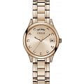 Guess Guess Mini Aura GW0385L3  GW0385L3 кварцевые женские часы золотой циферблат, браслет нержавеющая сталь с pvd-покрытием — вид спереди