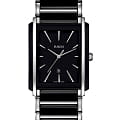 Rado Rado Integral R20206162  R20206162 кварцевые мужские часы черный циферблат, браслет сталь + высокотехнологичная керамика — вид спереди